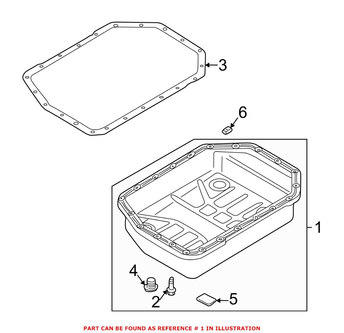 BMW Auto Trans Oil Pan 24101422970